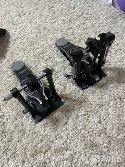 Двойная педаль для бас барабана Peace