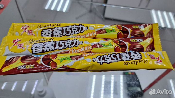 Жевательная конфета Great Wow банан/шоколад