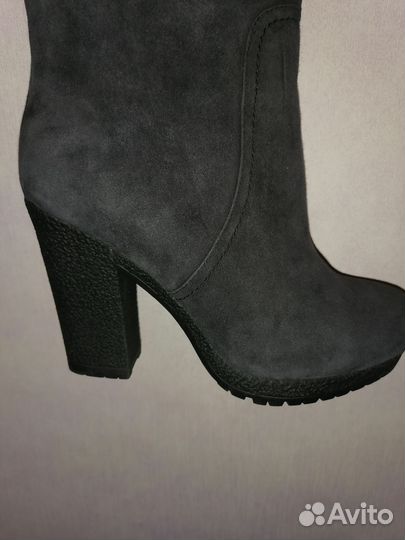 Сапоги женские зимние 37р. натуральная замша новые