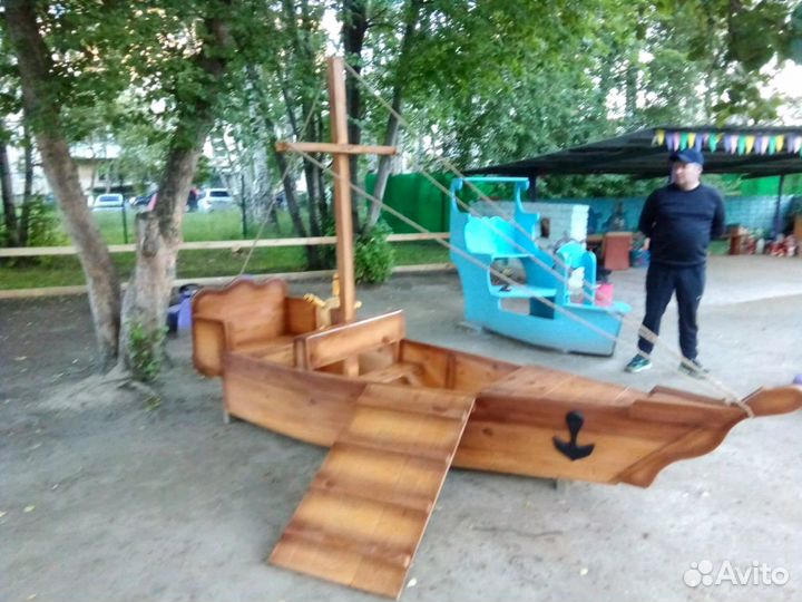 Корабль на детскую площадку