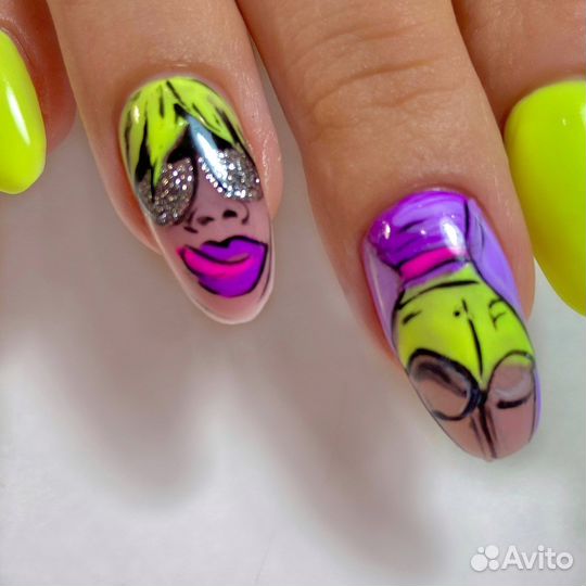 Маникюр гель-лак