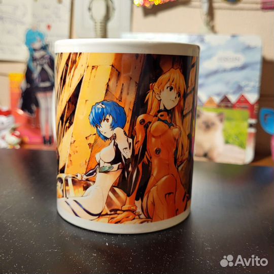 Кружка с аниме Евангелион