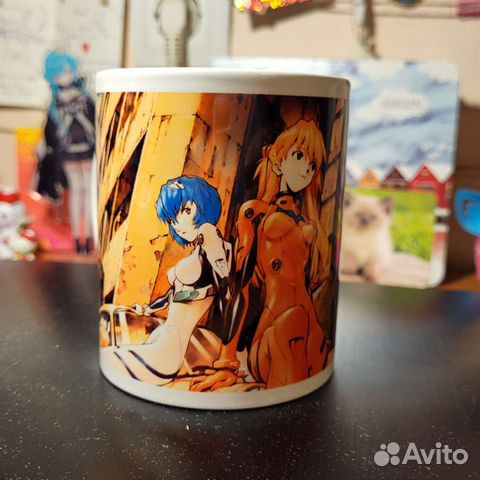 Кружка с аниме Евангелион