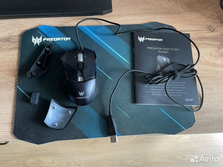 Игровая мышь acer predator и коврик