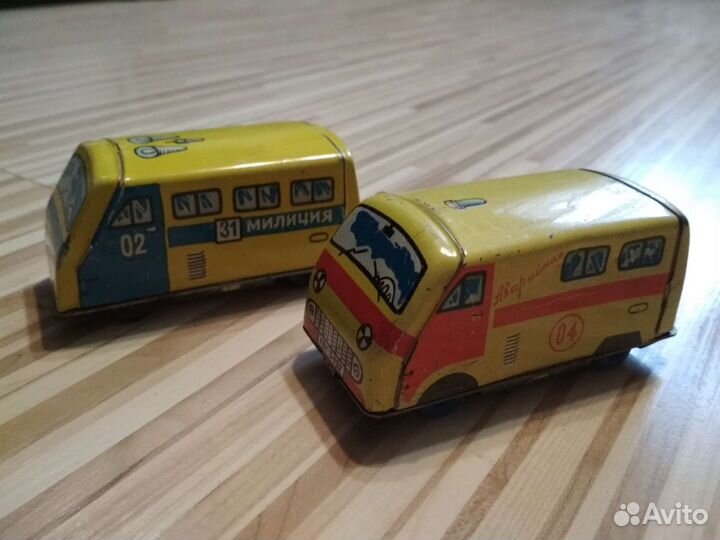 Машинки жестяные СССР