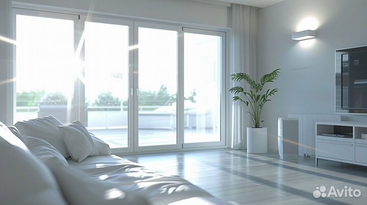 Стеклянная дверь