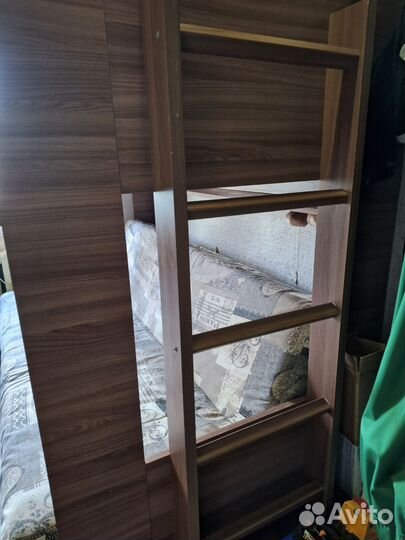 Двухъярусная кровать с диваном бу