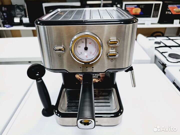 Кофеварка рожковая brayer 20 бар (Чап50)