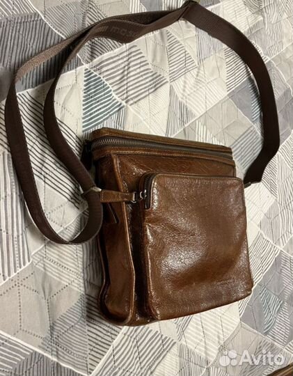 Мужская кожаная сумка Mascotte