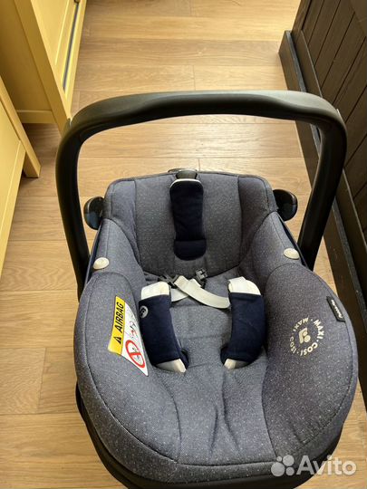 Автолюлька maxi cosi pebble plus с базой isofix