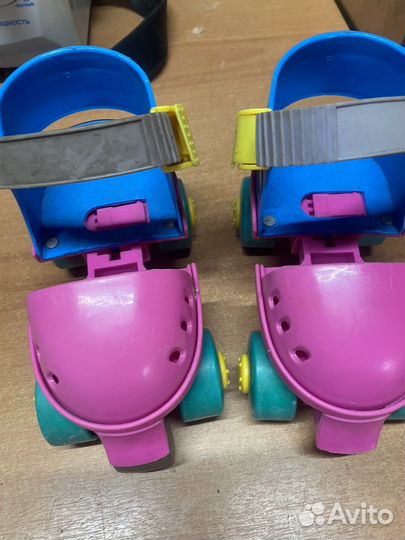 Ролики раздвижные устойчивые для обучения Четырехк