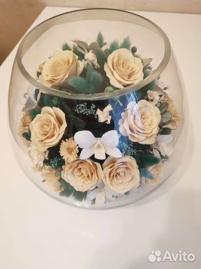 Живые цветы в вакууме