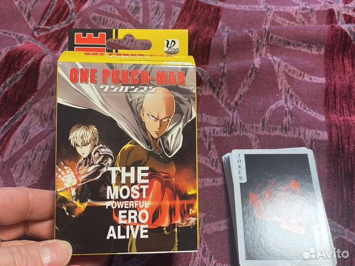 Игральные карты One punch man
