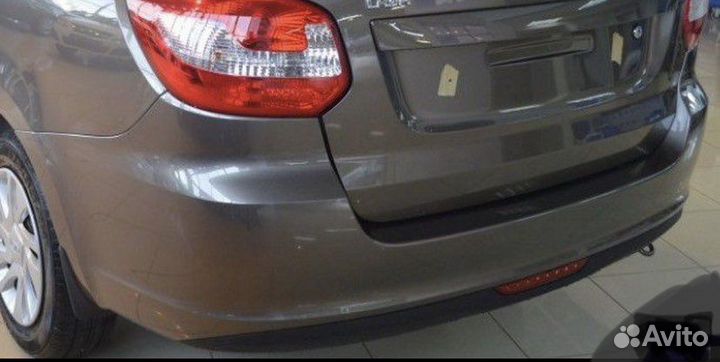 Бампер задний гранта лифтбек