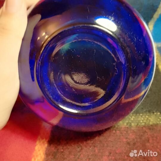 Ваза стекло руч работа