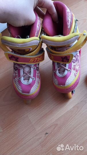 Ролики раздвижные для девочки 27-30