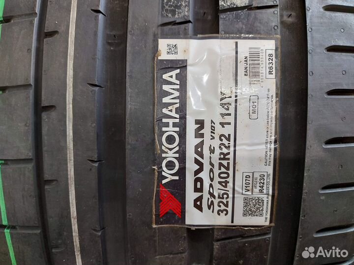 Yokohama Advan Sport V107 285/45 R22 и 325/40 R22