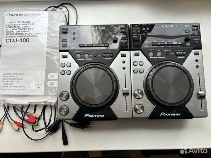 Cd проигрыватель pioneer cdj 400 (x2)