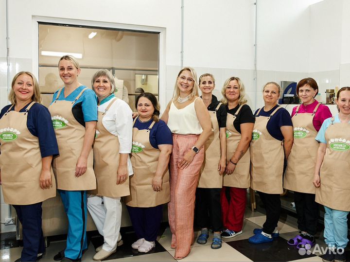 Уборщица-посудомойщица