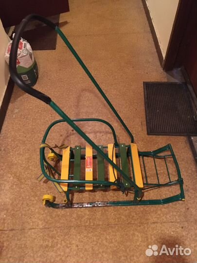 Детские санки ника с колесиками