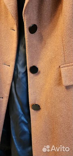 Пальто демисезонное Sisley бежевое