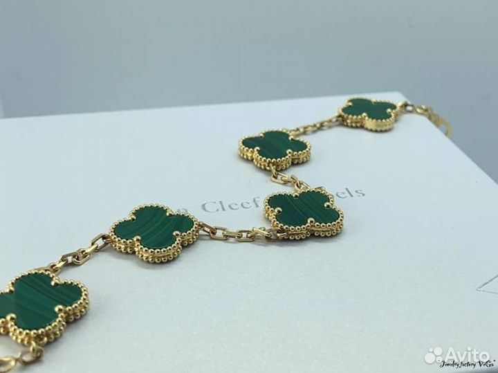 Золотой браслет Van cleef