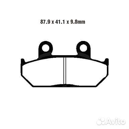 Тормозные колодки для мотоцикла SB124