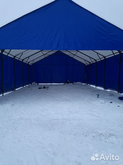 Каркасно тентовые ангары