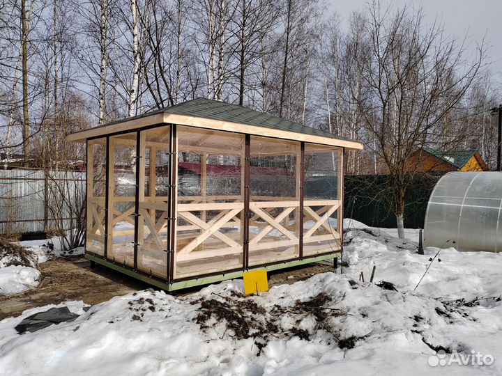 Беседка для дачи деревянная