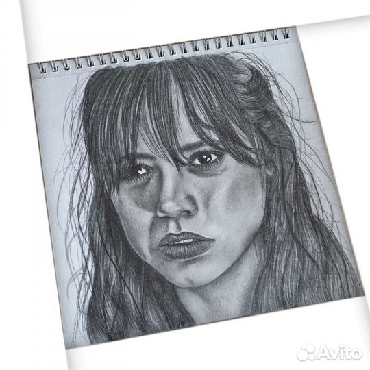 Портрет по фото карандашом