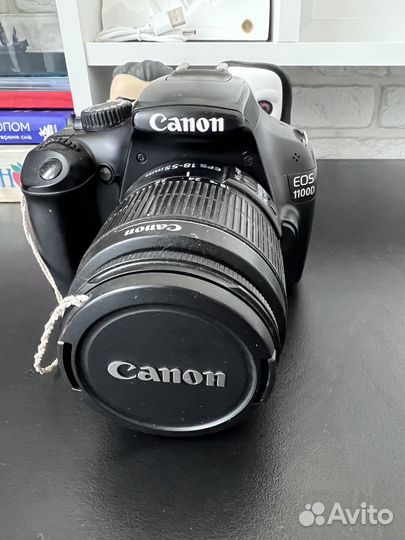 Фотоаппарат Canon EOS 1100D черный