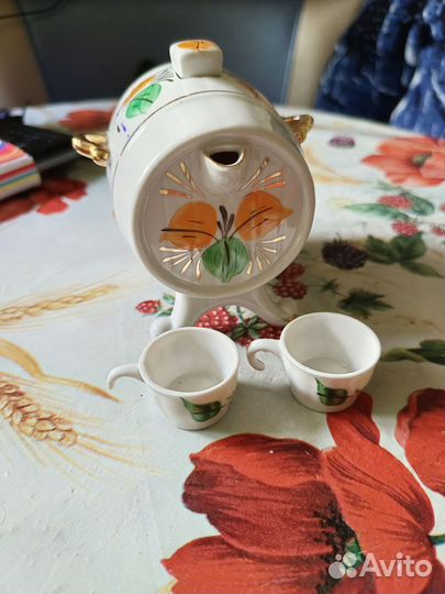 Бочонок. Штоф. Фарфор. Сысерть. СССР