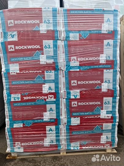 Утеплитель Rockwool Акустик Баттс 1000*600*50