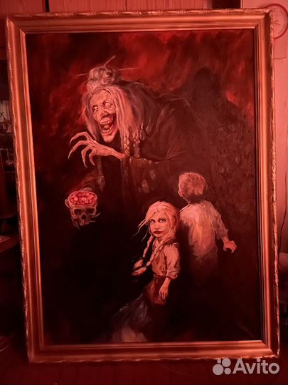 Большая картина. Холст, масло. Живопись