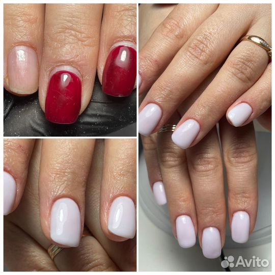 Модели на маникюр и педикюр, наращивание