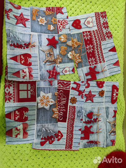 Новогодние салфетки - полотенце