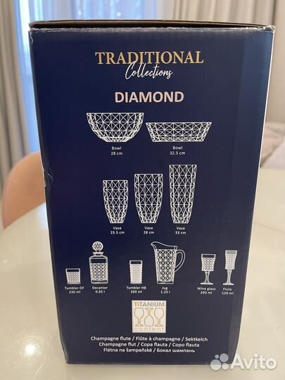 Фужеры Crystalite Bohemia Diamond