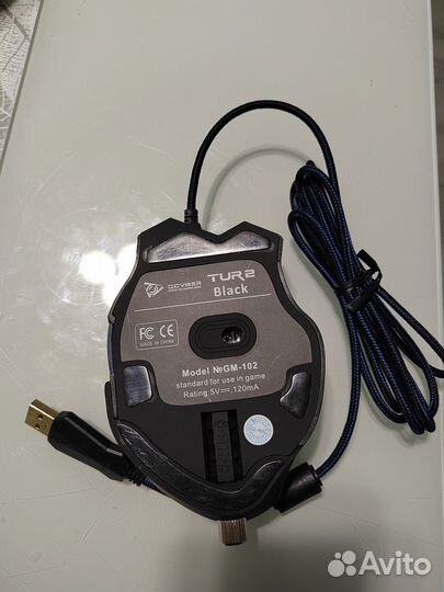 Мышь игровая Tur 2 GM-104 Black USB