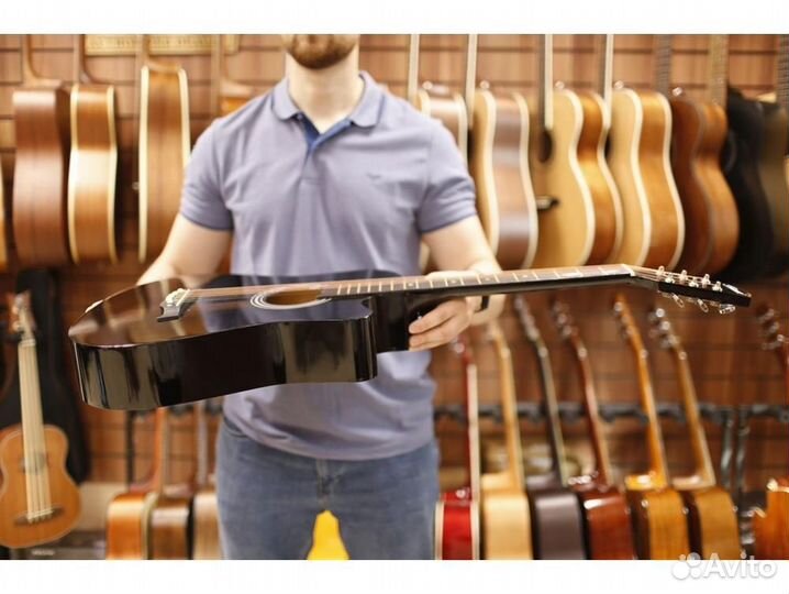 Belucci BC3810 BK черная акустическая гитара