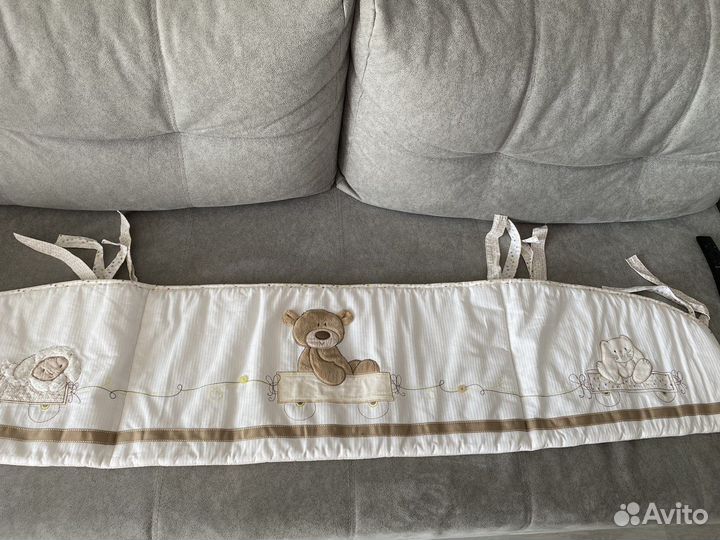 Бортики mothercare в кроватку