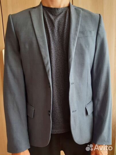 Костюм мужской синий van cliff 46 двойка