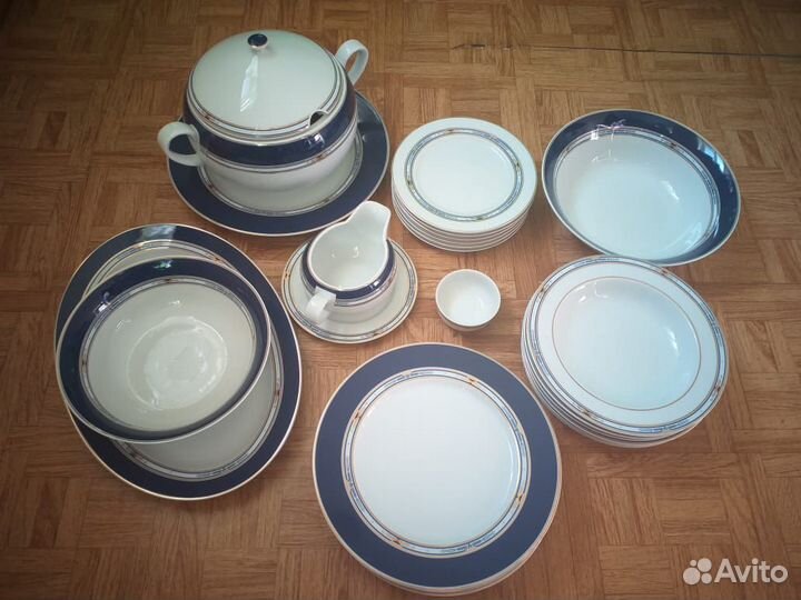 Столовый сервиз на 12 персон, 45 предметов, Чехия