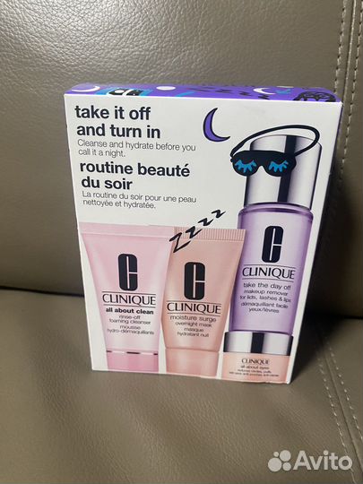 Набор косметики take it off and turn it clinique