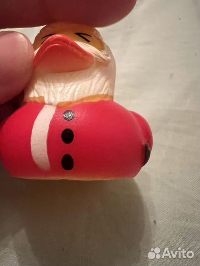 Уточка новогодняя желтая