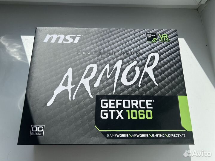 Видеокарта msi gtx 1060