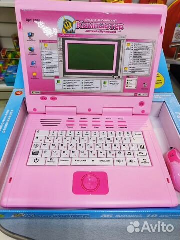 Детский обучающий компьютер, детский ноутбук