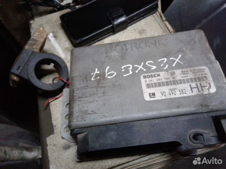 Блок управления двигателем опель омега x25xe