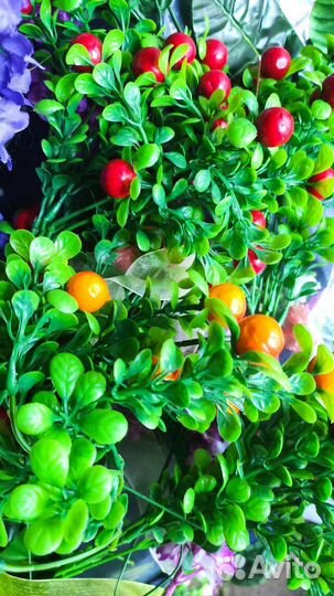 Искусственные цветы трава пакетом