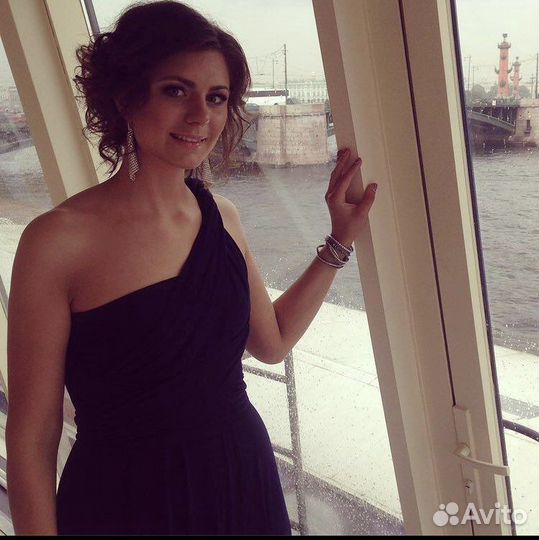 Платье трансформер темно-синее