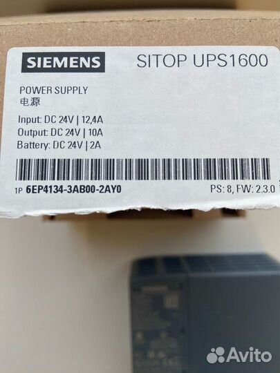 Блок питания siemens sitop 6ep4134-3ab00-2ay0